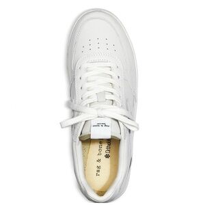 Rag & Bone women’s Retro Court White Lace-Up Sneakers